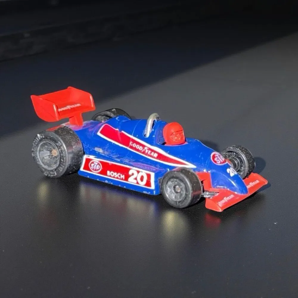 1984 Matchbox Blue #20 Die-cast F1 Racer Goodyear Bosch STP Indy Race Car
